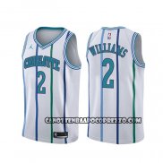 Canotte Charlotte Hornets Marvin Williams Classic Bianco