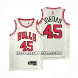 Canotte Chicago Bulls Michael Jordan NO 45 Association 2021 Bianco
