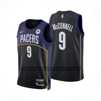 Canotte Indiana Pacers T.j. Mcconnell Statement Edition Giallo