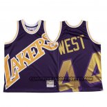 Canotte Los Angeles Lakers Jerry West Mitchell & Ness Big Face Viola
