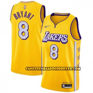 Canotte Los Angeles Lakers Kobe Bryant Citta Edition Giallo