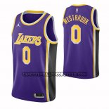 Canotte Los Angeles Lakers Russell Westbrook NO 0 Statement 2021-22 Viola