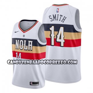 Canotte New Orleans Pelicans Jason Smith Earned Bianco