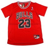 Canotte NBA Autentico Manica Corta Bulls Jordan Rosso