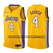 Canotte NBA Lakers Alex Caruso Icon 2017-18 Or