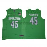 Canotte NBA NCAA Michigan State Spartans Denzel Valentine Verde
