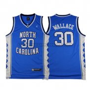 Canotte NBA NCAA Universidad de Carolina del Norte Wallace Blu