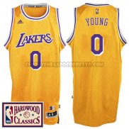 Canotte NBA Throwback Lakers Young Giallo