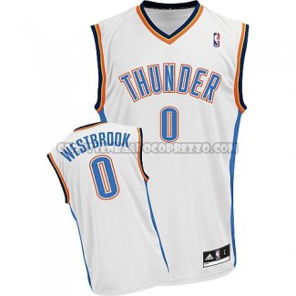Canotte NBA Thunder Westbrook Bianco