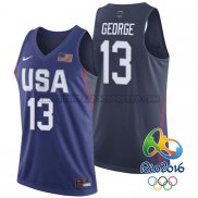Canotte NBA USA 2016 George Blu