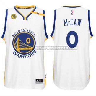 Canotte NBA Warriors McCaw Bianco