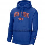 Felpa con Cappuccio New York Knicks Heritage Essential Blu