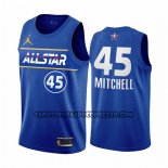 Canotte All Star 2021 Utah Jazz Donovan Mitchell Blu