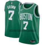 Canotte Boston Celtics Jaylen Brown Icon 2020-21 Verde