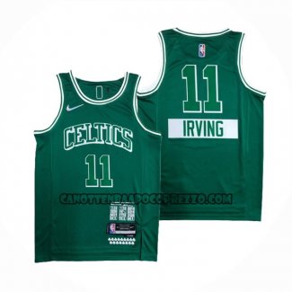 Canotte Boston Celtics Kyrie Irving NO 11 Citta 2021-22 Verde