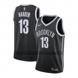 Canotte Brooklyn Nets James Harden Icon 2020-21 Nero