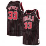 Canotte Chicago Bulls Scottie Pippen NO 33 Mitchell & Ness 1996-97 Nero
