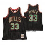Canotte Chicago Bulls Scottie Pippen NO 33 Mitchell & Ness 1997-98 Nero