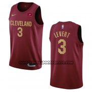 Canotte Cleveland Cavaliers Caris Levert NO 3 Icon 2022-23 Rosso