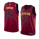 Canotte Cleveland Cavaliers Kobi Simmons Icon 2018 Rosso