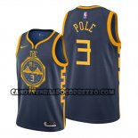 Canotte Golden State Warriors Jordan Poole Citta Blu