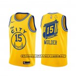 Canotte Golden State Warriors Mychal Mulder Classic Giallo