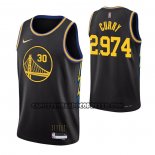 Canotte Golden State Warriors Stephen Curry 2974th 3 Points Nero