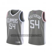 Canotte Los Angeles Clippers Patrick Patterson Earned 2020-21 Grigio