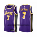 Canotte Los Angeles Lakers Carmelo Anthony NO 7 Statement 2021 Viola
