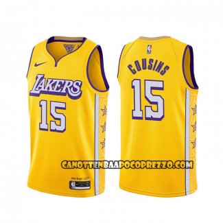 Canotte Los Angeles Lakers Demarcus Cousins Citta Giallo