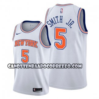Canotte New York Knicks Dennis Smith Jr. Statement Bianco