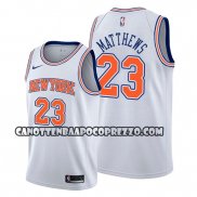 Canotte New York Knicks Wesley Matthews Statement Bianco