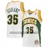 Canotte Seattle Supersonics Kevin Durant Mitchell & Ness 2007-08 Bianco