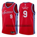 Canotte NBA 76ers Dario Saric Statement 2017-18 Rosso