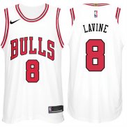 Canotte NBA Autentico Bulls Lavine 2017-18 Bianco