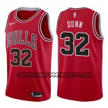 Canotte NBA Bulls Kris Dunn Icon 2017-18 Rosso