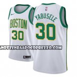 Canotte NBA Celtics Guerschon Yabusele Ciudad 2018-19 Bianco