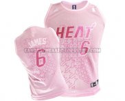 Canotte NBA Donna Heat James Rosa