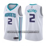 Canotte NBA Hornets Marvin Williams Association 2017-18 Bianco