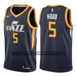 Canotte NBA Jazz Rodney Hood Icon 2017-18 Blu