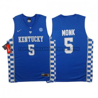 Canotte NBA Kentucky Wildcats Monk Blu