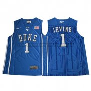 Canotte NBA NCAA Duke Blue Devils Kyrie Irving Blu