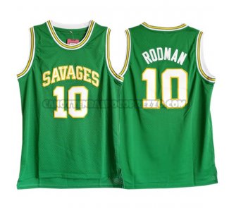 Canotte NBA NCAA Savages Rodman Verde
