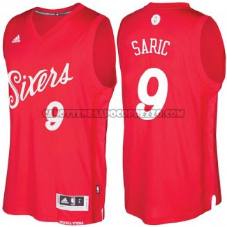 Canotte NBA Natale 2016 76ers Dario Saric Rosso