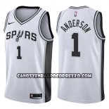 Canotte NBA Spurs Kyle Anderson Association 2017-18 Bianco