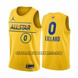 Canotte All Star 2021 Portland Trail Blazers Damian Lillard Or