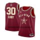 Canotte Bambino All Star 2024 Golden State Warriors Stephen Curry NO 30 Rosso