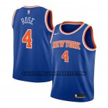 Canotte Bambino New York Knicks Derrick Rose NO 4 Icon Blu