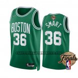 Canotte Boston Celtics Marcus Smart NO 36 Icon 2022 NBA Finals Verde