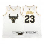 Canotte Golden Edition Chicago Bulls Michael Jordan Bianco